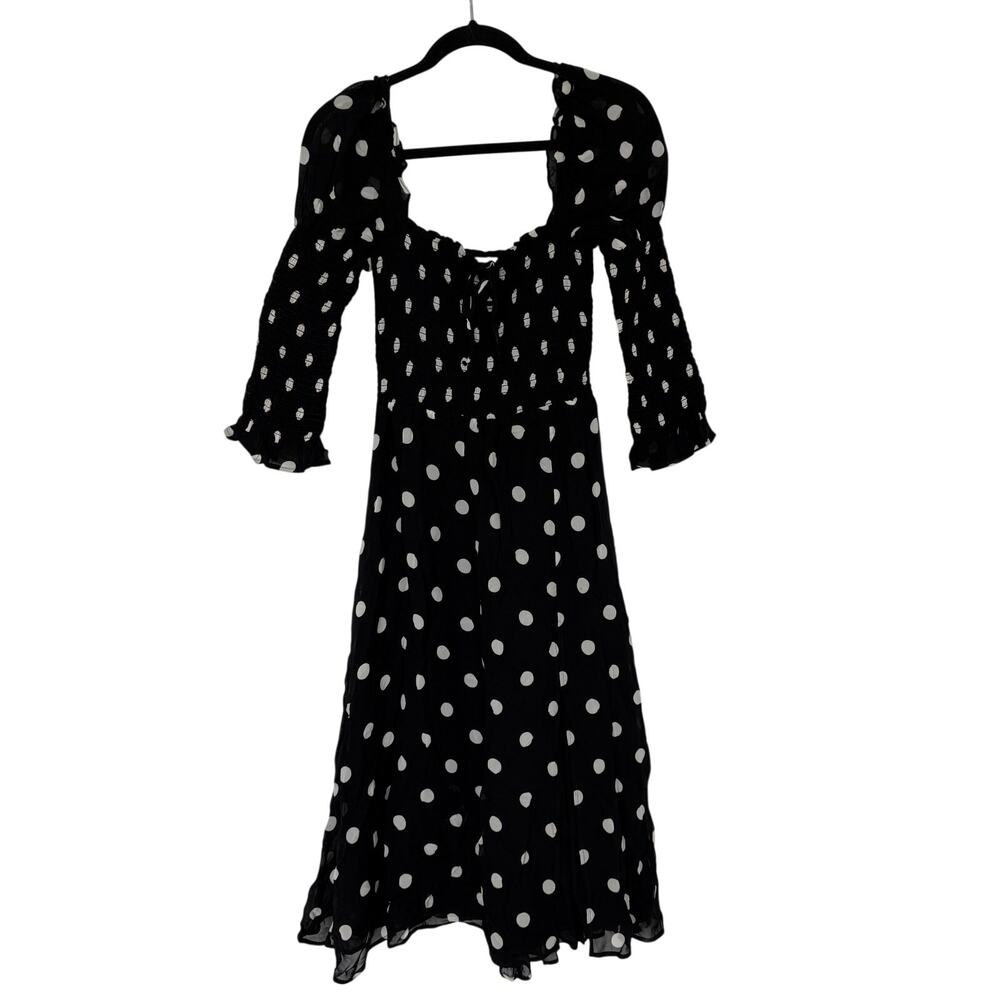 Reformation Rosamund Polka Dot Dress - Picture 2 of 5